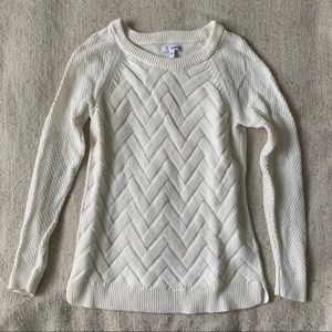 Cable knit sweater